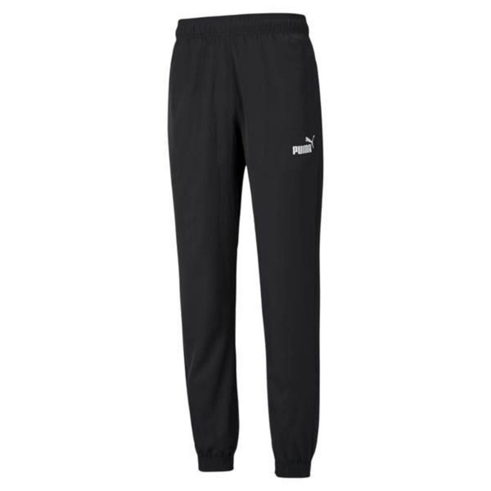 Puma Mens Woven Sweatpants / Black